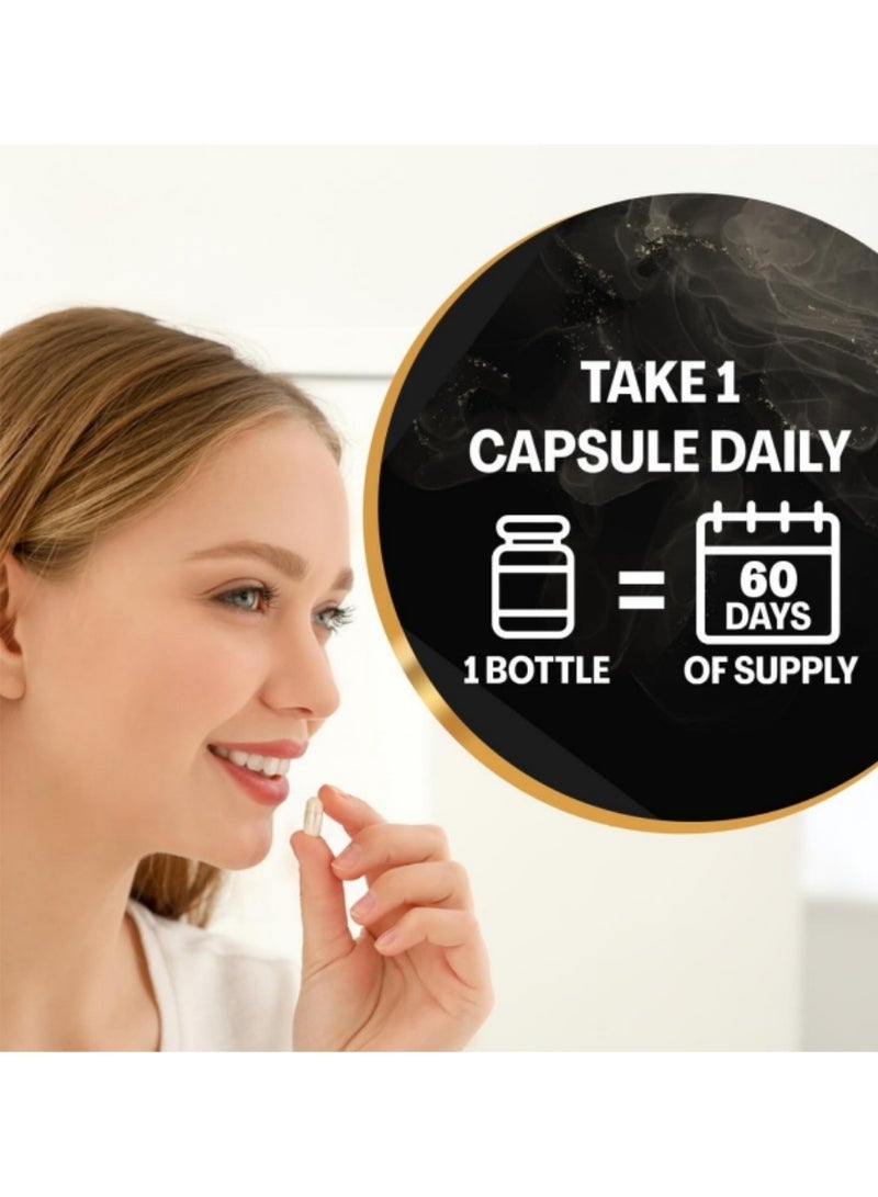 شيلاجيت آر إكس 9000 ملغ من شيلجيت الهيمالايا النقي، 2000 ملغ من معزز طاقة الأشواغاندا، 1000 ملغ من روديولا الوردية، 1500 ملغ من الجنسنغ، 500 ملغ من الكركم، 500 ملغ من الجنكة، 250 ملغ من نبات القراص اللاذع - Image 4